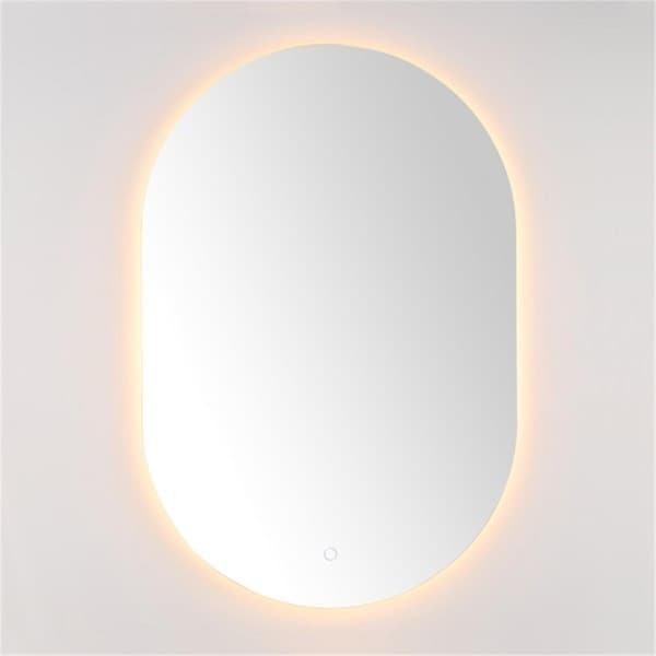 Safavieh 36 in. Jax Aluminum LED Mirror, White LMR1007A - main